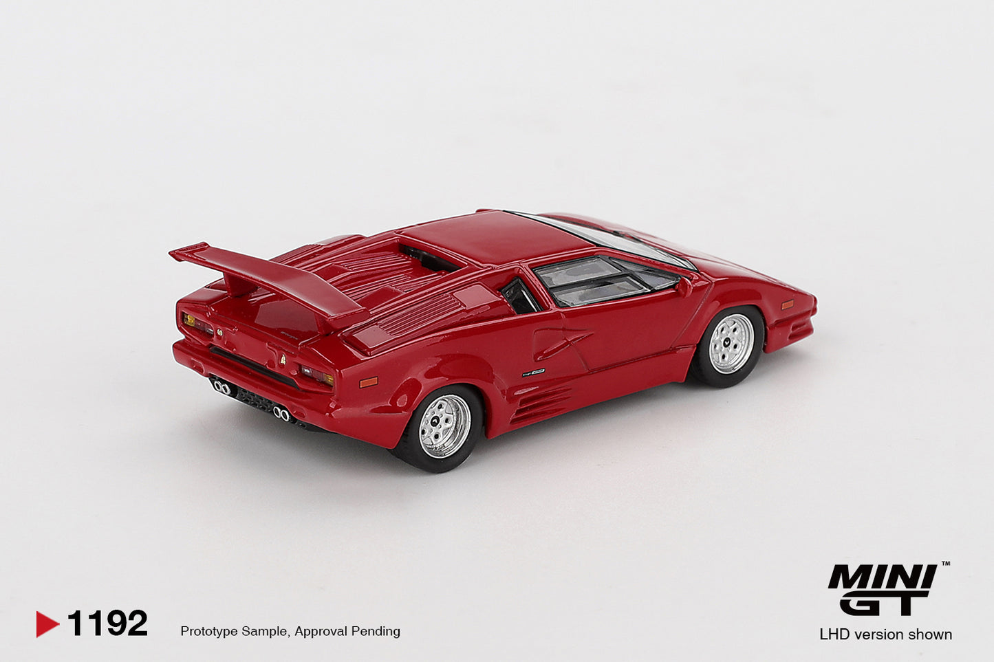 TSM Mini GT 1:64 Lamborghini Countach 25th Anniversary Red