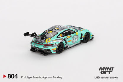 TSM Mini GT 1:64 Porsche 911 GT3 R #28 HubAuto Racing 2023 FIA GT World Cup 70th