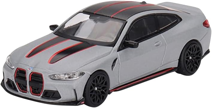 TSM Mini GT 1:64 BMW M4 CSL Frozen Brooklyn Grey Metallic (RHD)