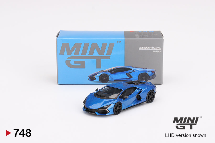 TSM Mini GT 1:64 Lamborghini Revuelto Blu Eleos