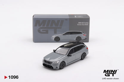 TSM Mini GT 1:64 BMW M5 Touring Brooklyn Grey Metallic RHD