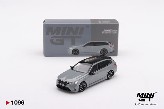 TSM Mini GT 1:64 BMW M5 Touring Brooklyn Grey Metallic RHD