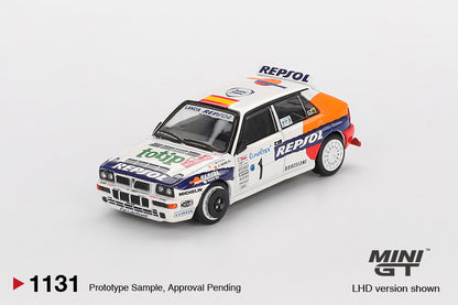 TSM Mini GT 1:64 Lancia Delta HF Integrale Evoluzione #1 1993 Rallye Monte-Carlo