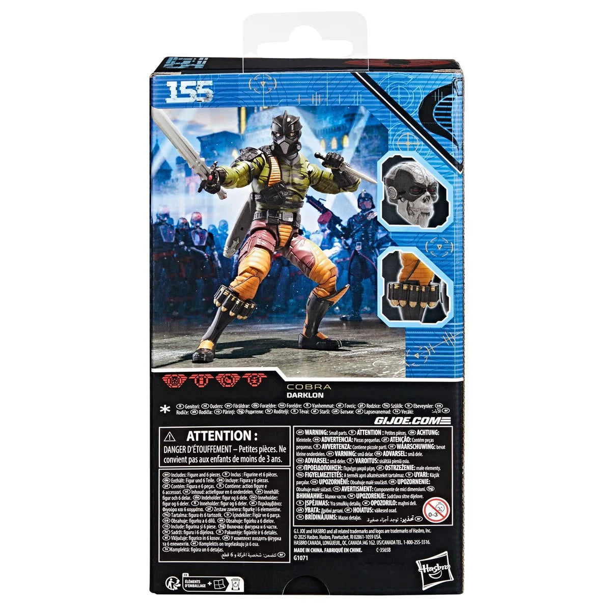 G.I. Joe Classified Darklon 6 inch Figure