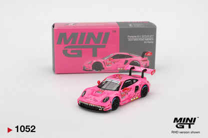 TSM Mini GT 1:64 Porsche 911 GT3 R #77 AO Racing 2024 IMSA Road America