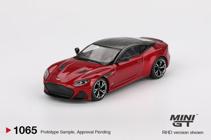 TSM Mini GT 1:64 Aston Martin DBS Hyper Red (RHD)