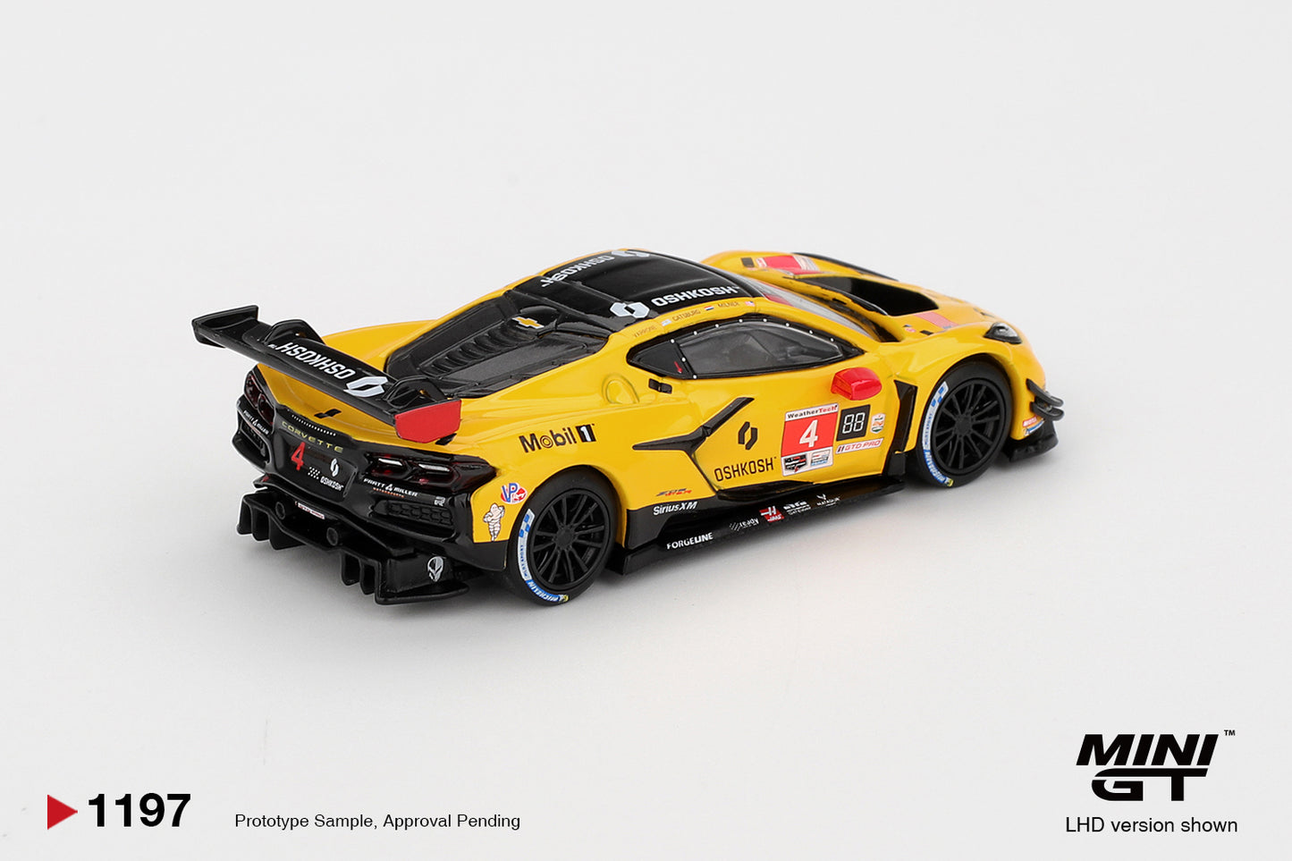TSM Mini GT 1:64 Chevrolet Corvette Z06 GT3.R #4 Corvette Racing by Pratt Miller Motorsports 2025 IMSA Daytona 24 Hrs