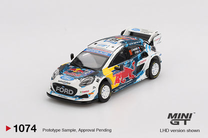 Mini GT 1:64 Ford Puma Rally1 #16 M-Sport Ford WRT 2024 Rally Finland 3rd Place