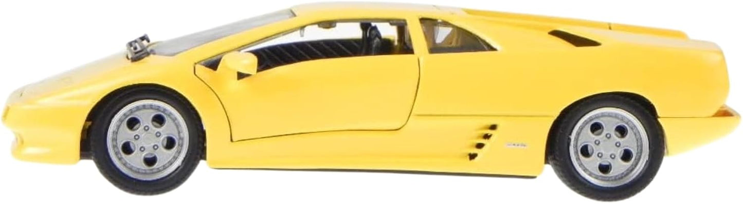 1:24 Lamborghini Diablo Yellow Diecast Model Car