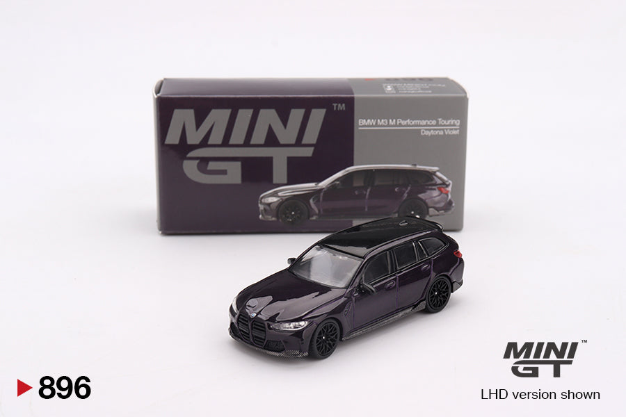 TSM Mini GT 1:64 BMW M3 M Performance Touring Daytona Violet (RHD)