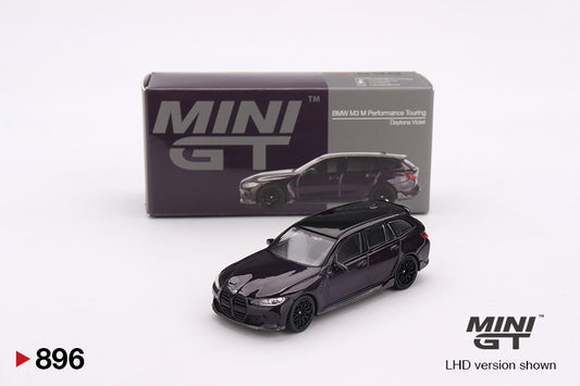 TSM Mini GT 1:64 BMW M3 M Performance Touring Daytona Violet (RHD)