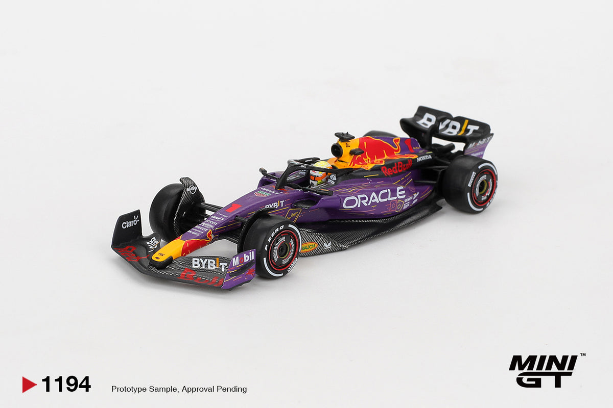 TSM Mini GT 1:64 Oracle Red Bull Racing RB19 #1 Max Verstappen 2023 F1 2023 Las Vegas GP Winner