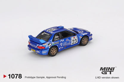 TSM Mini GT 1:64 Subaru Impreza WRC99 #23 2000 Acropolis Rally