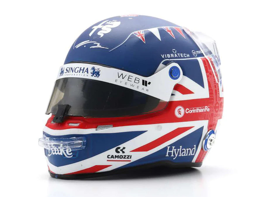 F1 Alfa Romeo Valtteri Bottas Helmet British GP 2023 1/5 Scale