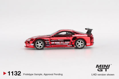 TSM Mini GT 1:64 Mini GT 1:64 Toyota Supra (A80) Top Secret GT-300 Top Secret Red Chrome RHD