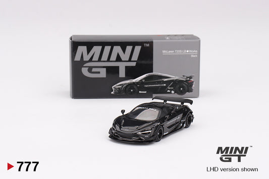 TSM Mini GT 1:64 McLaren 720S LB★Works Black RHD