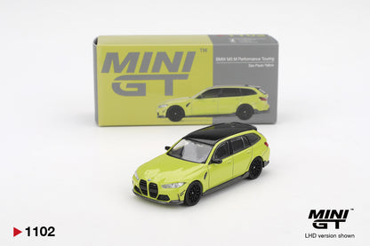 TSM Mini GT 1:64 BMW M3 M Performance Touring Sao Paulo Yellow RHD