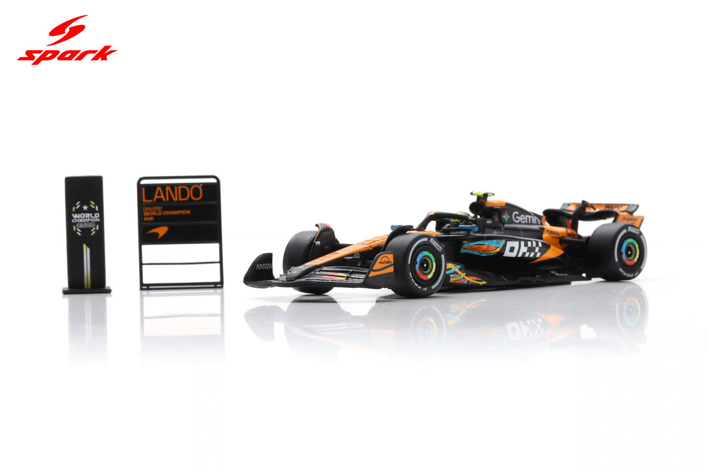 McLaren MCL39 No.4 3rd Abu Dhabi GP 2025 Lando Norris F1 Drivers World Championship 2025 1:64