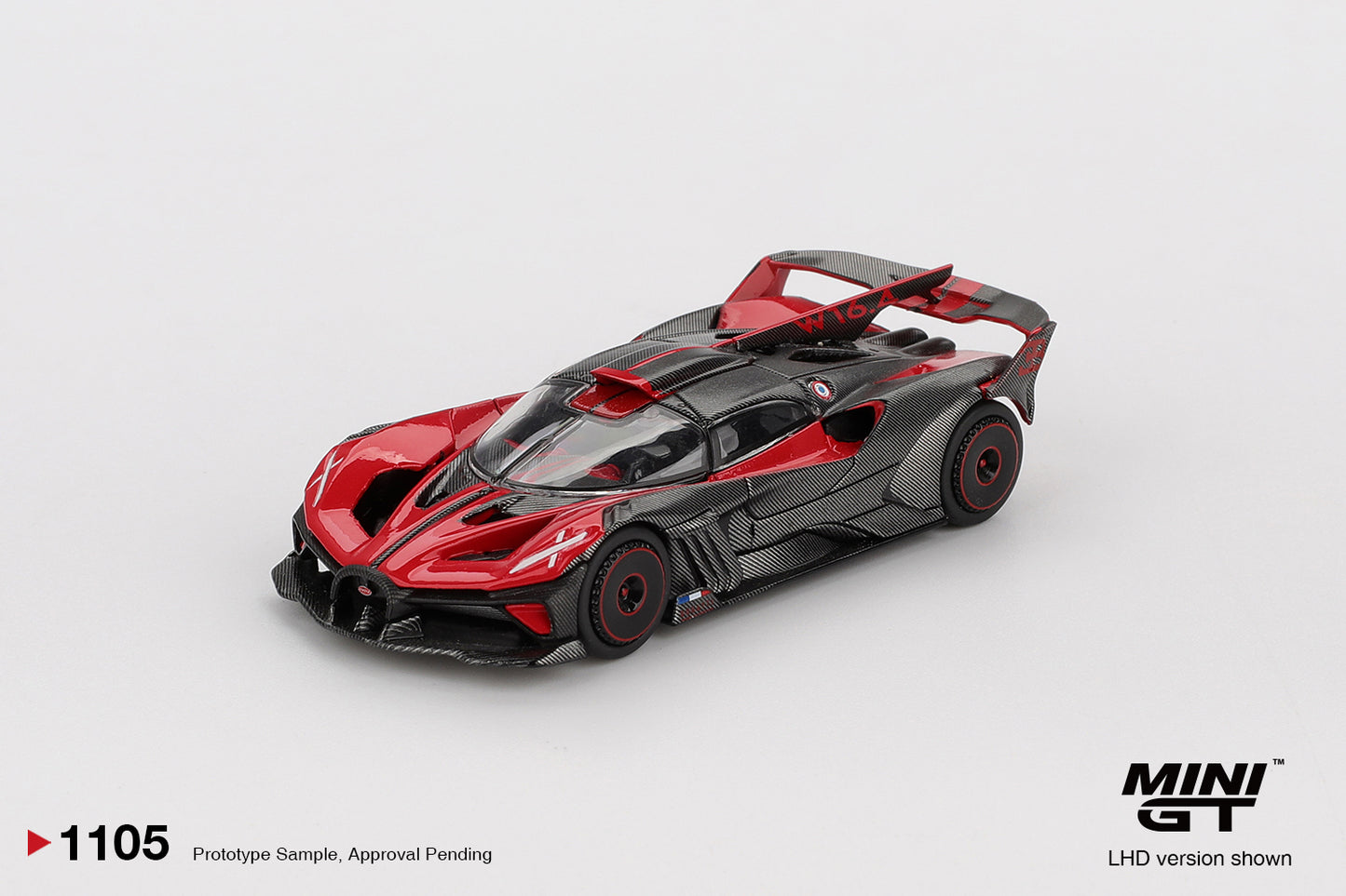 TSM Mini GT 1:64 Bugatti Bolide Red