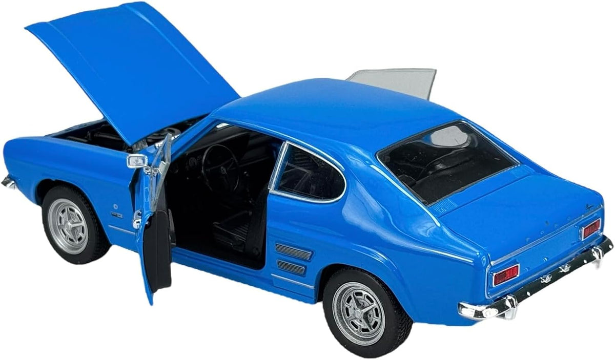 1:24 1969 Ford Capri Blue Diecast Model Car