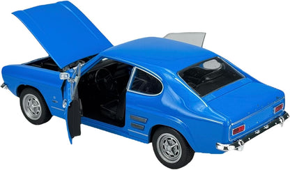 1:24 1969 Ford Capri Blue Diecast Model Car