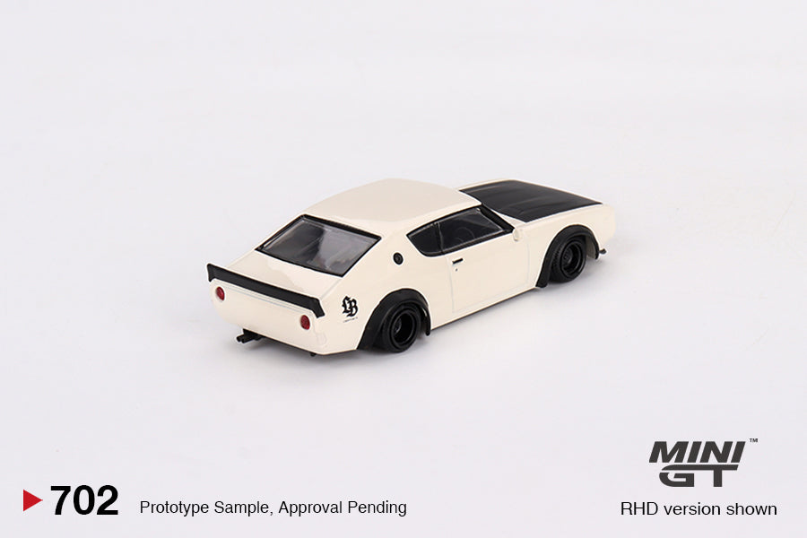 TSM Mini GT 1:64 Nissan Skyline Kenmeri Liberty Walk White