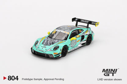 TSM Mini GT 1:64 Porsche 911 GT3 R #28 HubAuto Racing 2023 FIA GT World Cup 70th