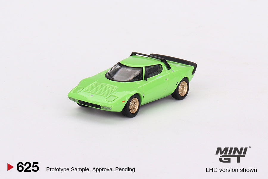 TSM Mini GT 1:64 Lancia Stratos HF Stradale Verde Chiaro (LHD)