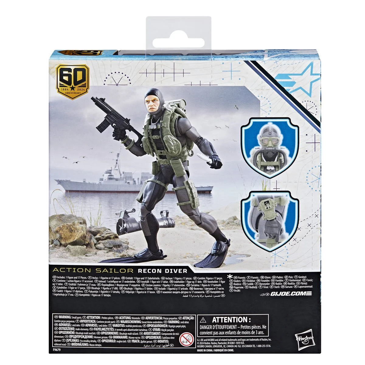 G.I. Joe Classified 60th Action Sailor - Recon Diver 6 inch Figure