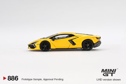 TSM Mini GT 1:64 Lamborghini Revuelto Giallo RHD