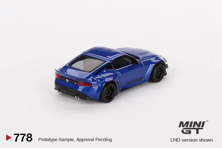 TSM Mini GT 1:64 Nissan Z Pandem Seiran Blue