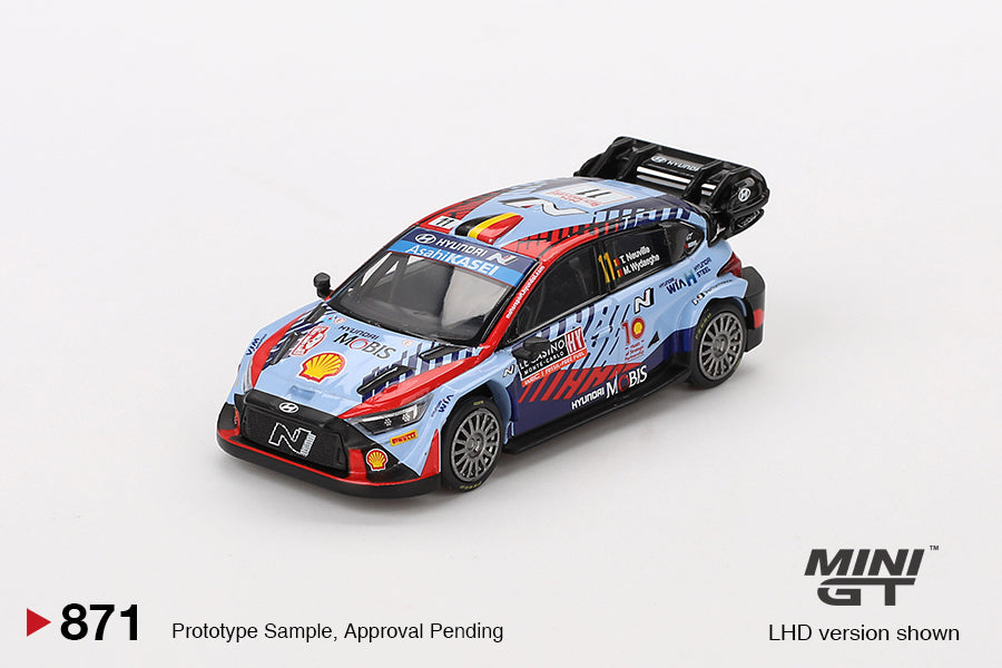 Mini GT 1:64 Hyundai i20 N Rally1 Hybrid #11 2024 Rallye Monte-Carlo Winner