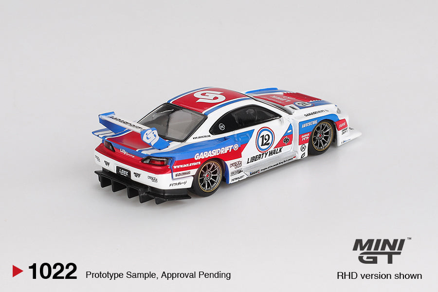 Mini GT Nissan LB-Super Silhouette S15 SILVIA GARASIDRIFT x LBWK 2025