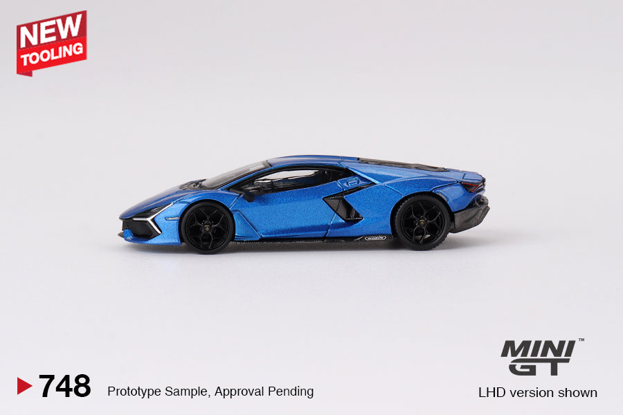 TSM Mini GT 1:64 Lamborghini Revuelto Blu Eleos