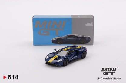 TSM Mini GT 1:64 Ford GT Sunoco Blue