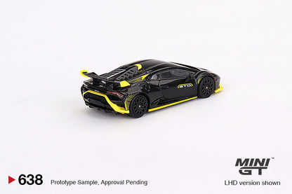 TSM Mini GT 1:64 Lamborghini Huracán STO Nero Noctis (RHD)