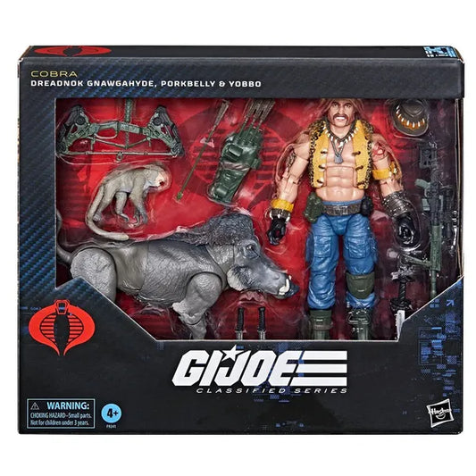 G.I. Joe Classified Gnawgahyde, Porkbelly & Yobbo 6 inch Figure