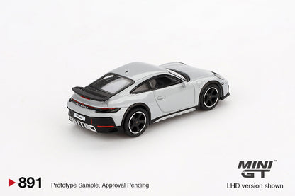 TSM Mini GT 1:64 Porsche 911 Dakar Ice Gray Metallic (RHD)