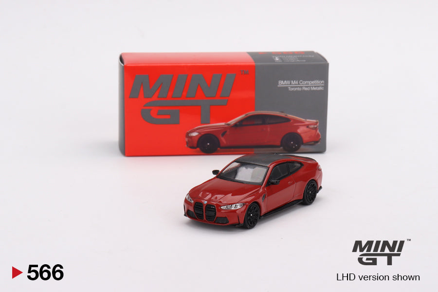 TSM Mini GT 1:64 BMW M4 Competition (G82) Toronto Red Metallic LHD