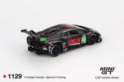 TSM Mini GT 1:64 Lamborghini Huracán GT3 EVO2 #45 No. 45 DEX Imaging 2024 IMSA Daytona 24 Hrs