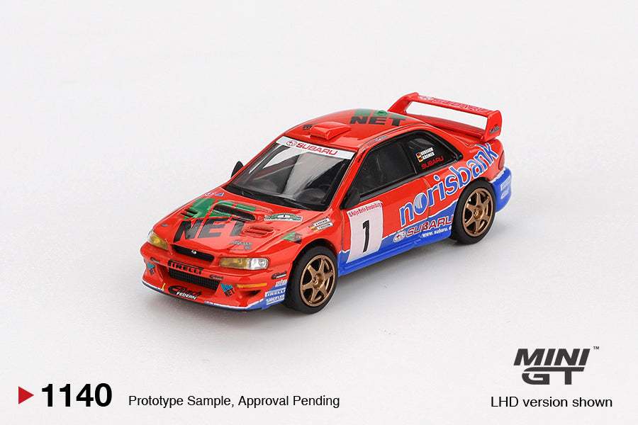 TSM Mini GT 1:64 Subaru Impreza WRC97 #1 1999 DRM Champion