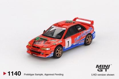 TSM Mini GT 1:64 Subaru Impreza WRC97 #1 1999 DRM Champion