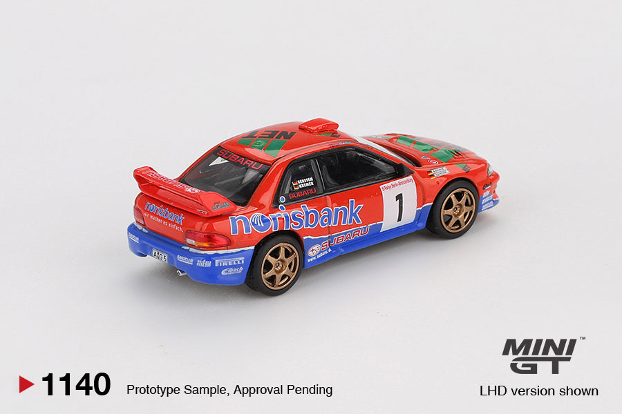 TSM Mini GT 1:64 Subaru Impreza WRC97 #1 1999 DRM Champion