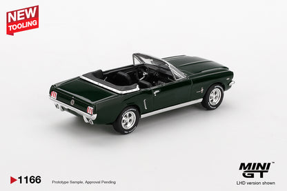 TSM Mini GT 1:64 Ford Mustang Convertible 1964 Highland Green