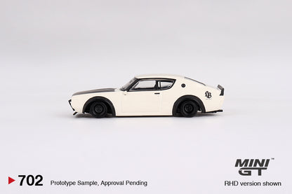 TSM Mini GT 1:64 Nissan Skyline Kenmeri Liberty Walk White