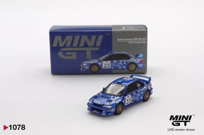 TSM Mini GT 1:64 Subaru Impreza WRC99 #23 2000 Acropolis Rally