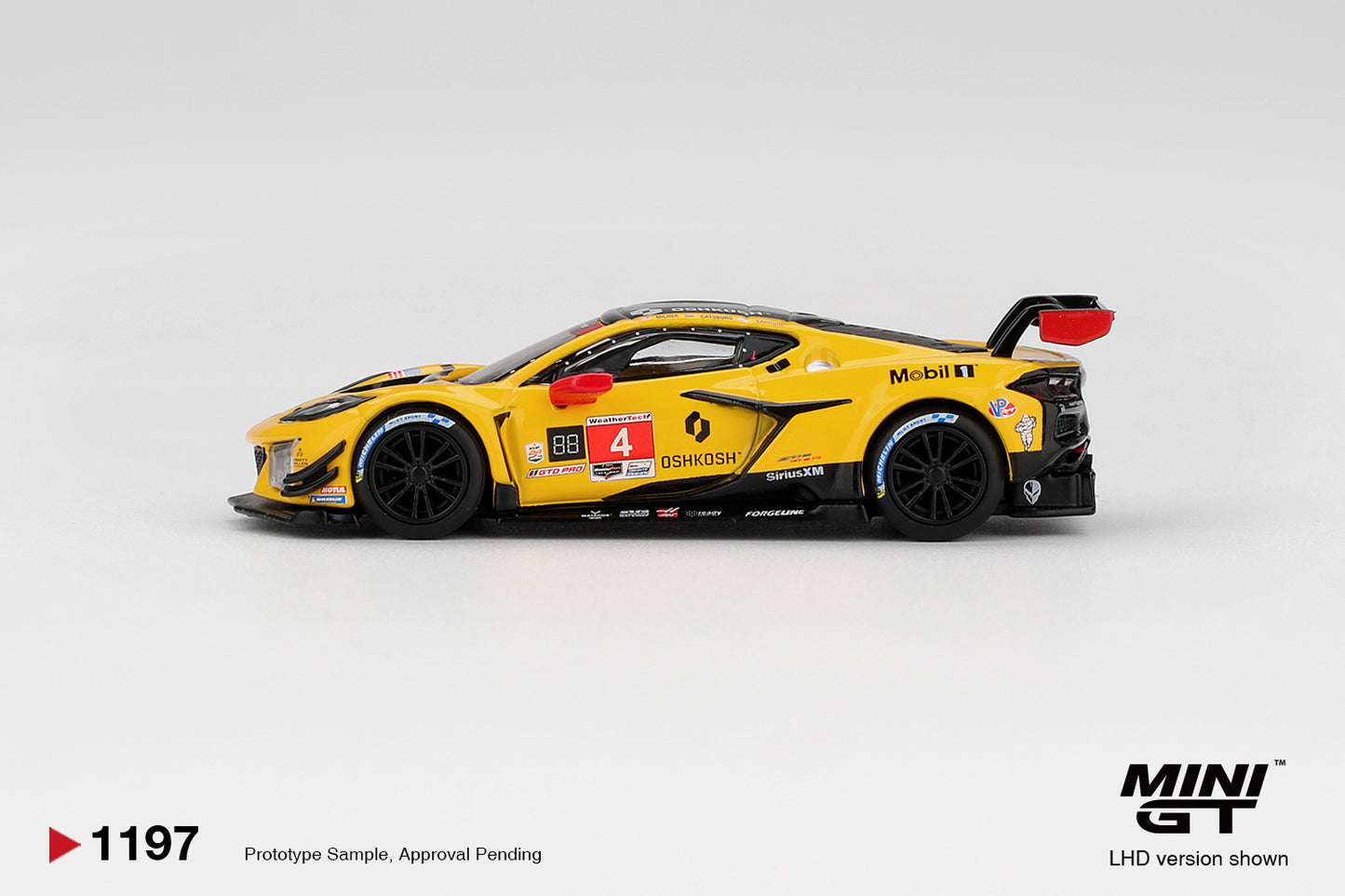 TSM Mini GT 1:64 Chevrolet Corvette Z06 GT3.R #4 Corvette Racing by Pratt Miller Motorsports 2025 IMSA Daytona 24 Hrs