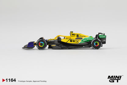 Mini GT 1:64 McLaren MCL38 #4 Lando Norris 2024 F1 Monaco GP Diecast Model Car