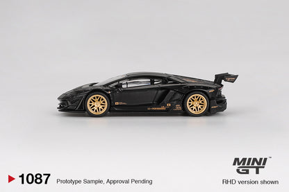 TSM Mini GT 1:64 LB WORKS Lamborghini Aventador Limited Edition Matte Black