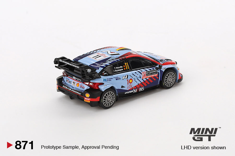 Mini GT 1:64 Hyundai i20 N Rally1 Hybrid #11 2024 Rallye Monte-Carlo Winner